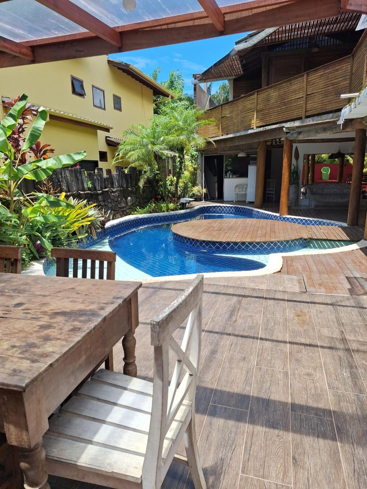 Casa Palmeiras Pe Na Areia Ubatuba